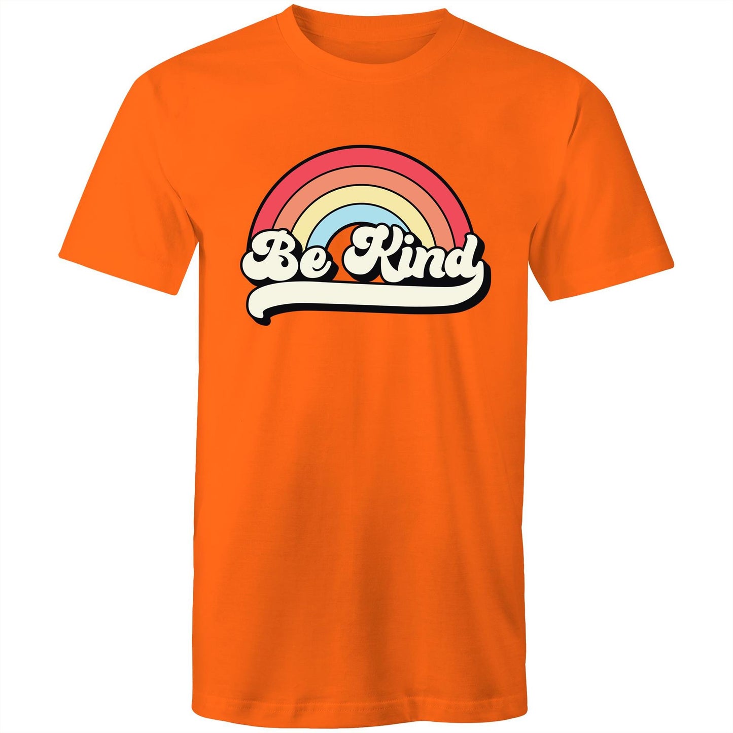 Mens T-Shirt - Be Kind Rainbow