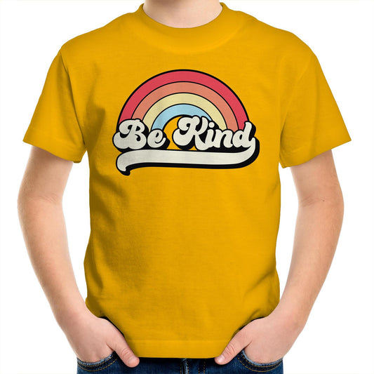 Kids Shirt - Be Kind Rainbow