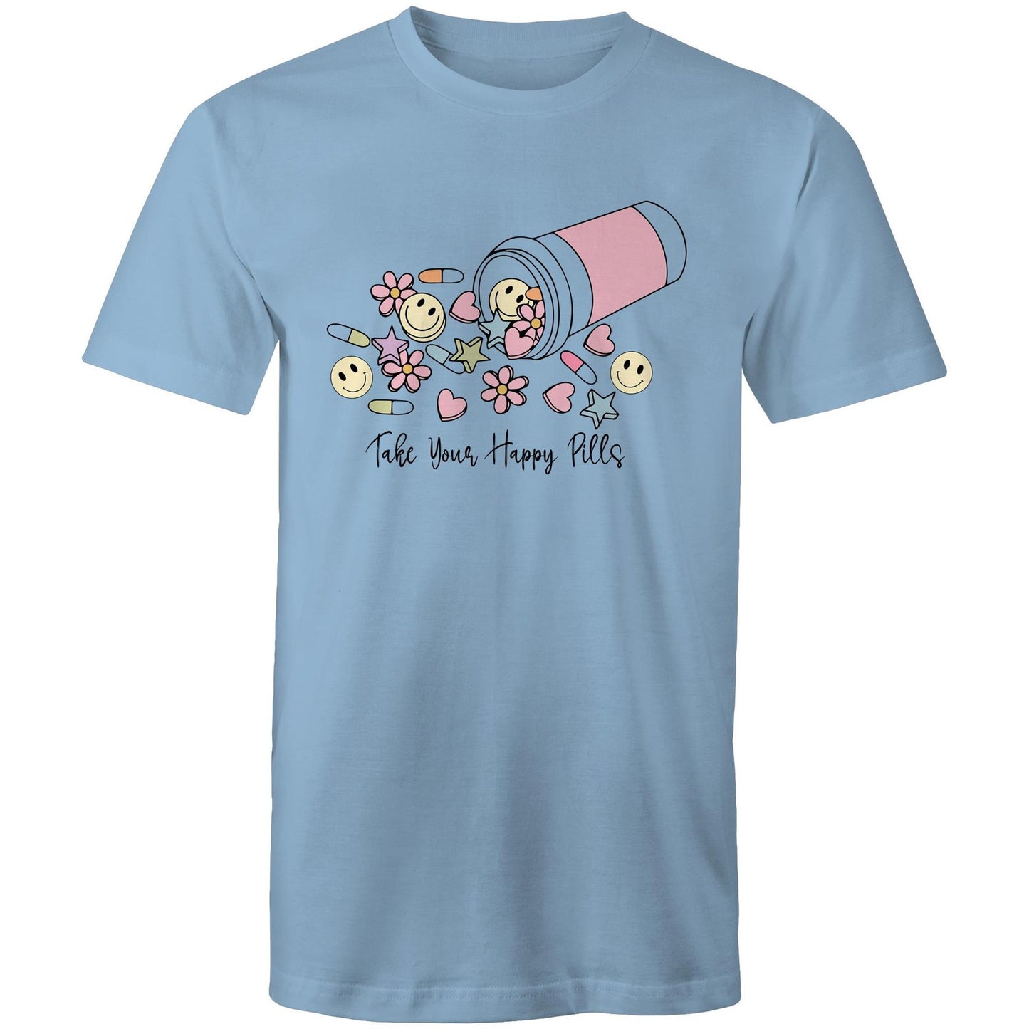 Mens T-Shirt - Take Your Happy Pills