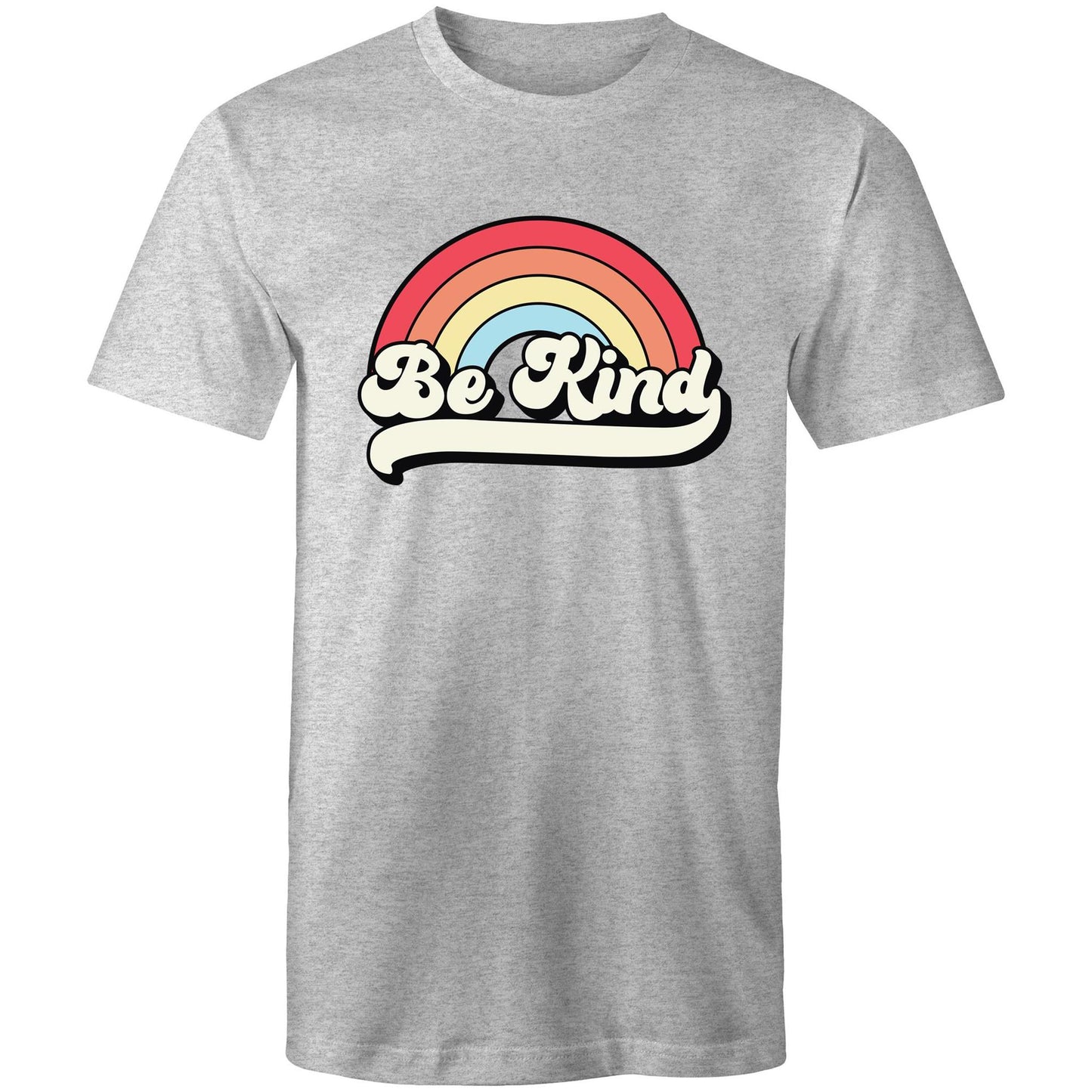 Mens T-Shirt - Be Kind Rainbow