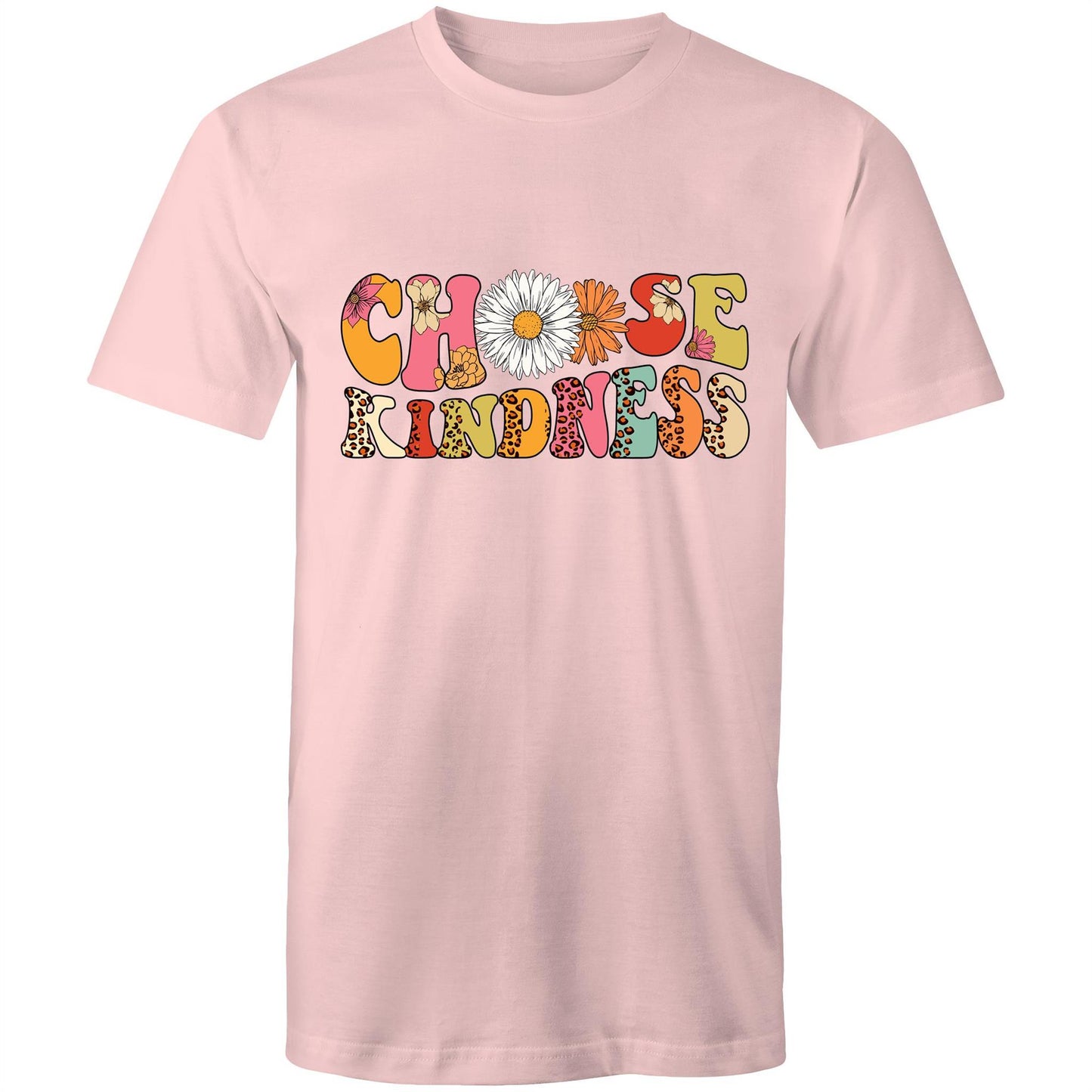 Mens T-Shirt - Choose Kindness Flower