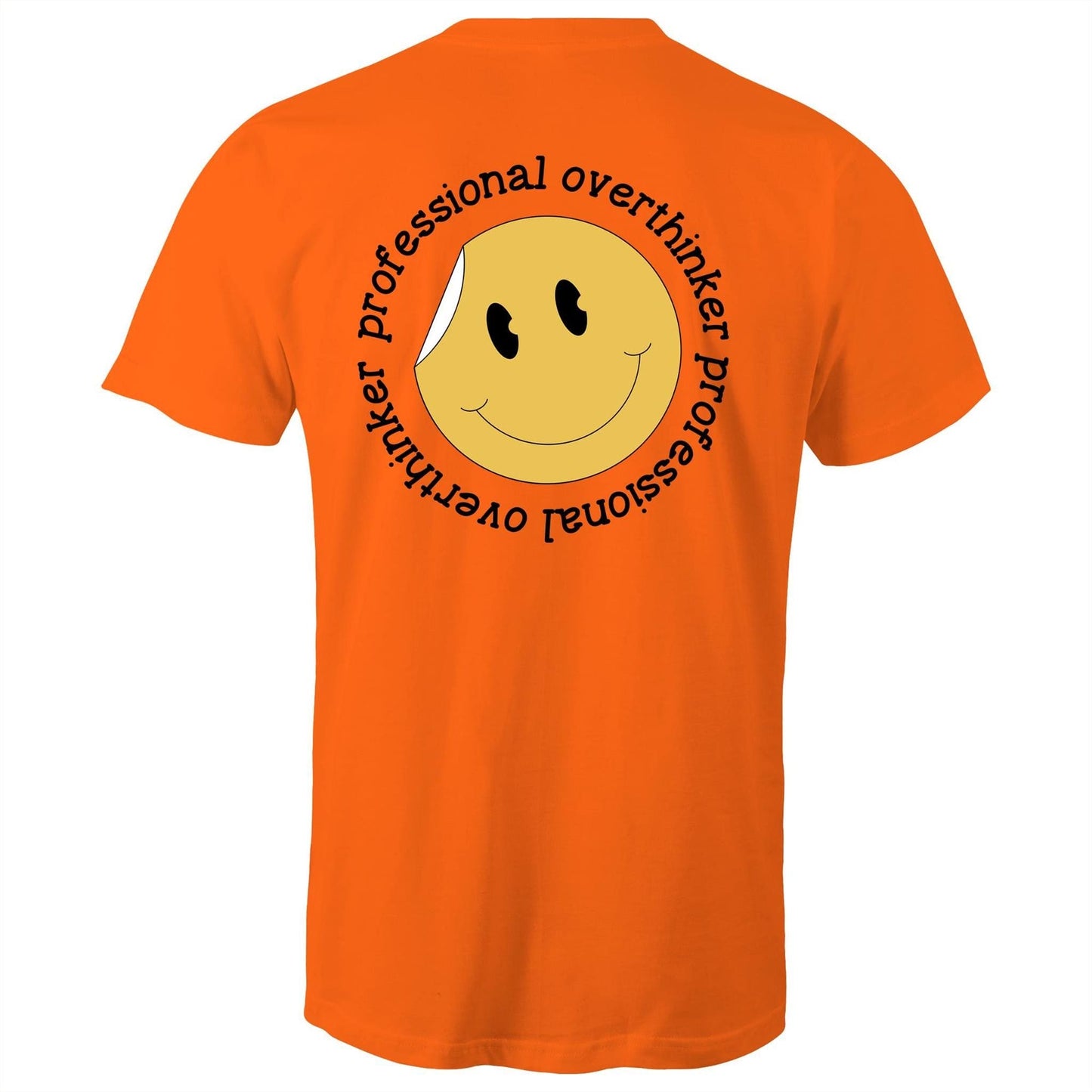Mens T-Shirt - Professional Overthinker Smiley