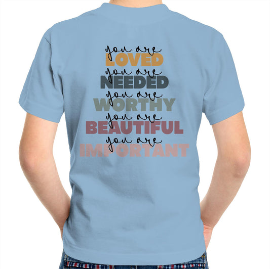 Kids Shirt -  You are Worthy