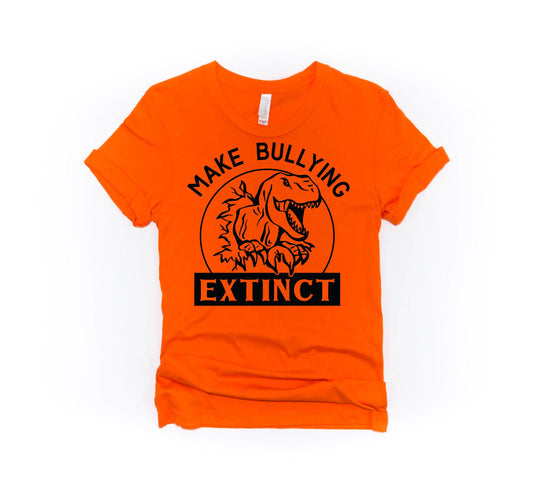 Kids & Adults Tee - Make Bullying Extinct