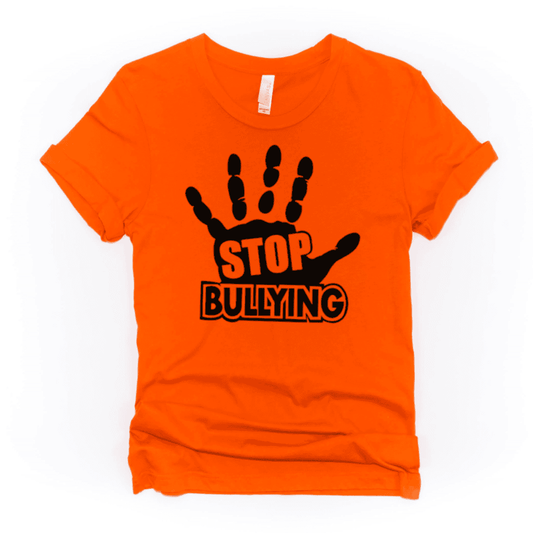 Kids & Adults Tee - Stop Bullying Hand