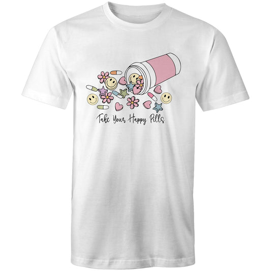 Mens T-Shirt - Take Your Happy Pills