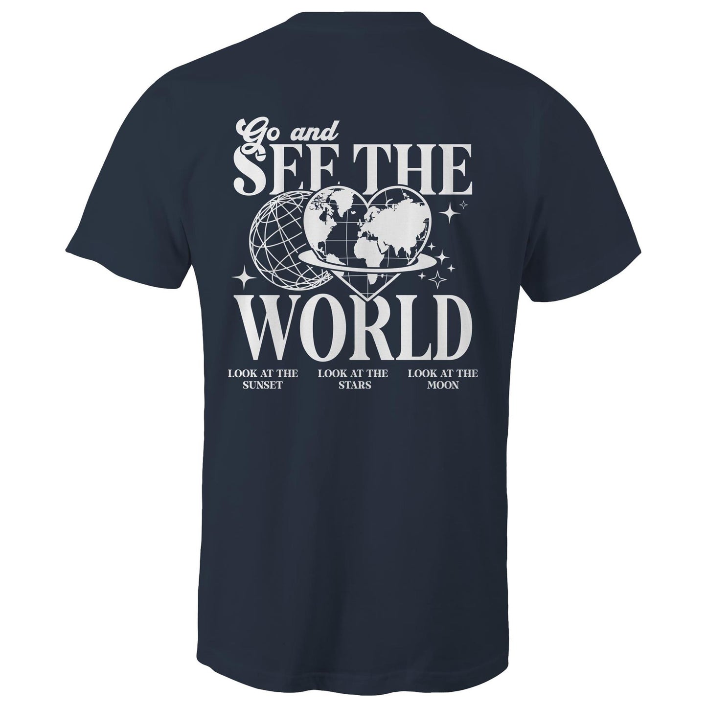 Mens T-Shirt - Go See The World